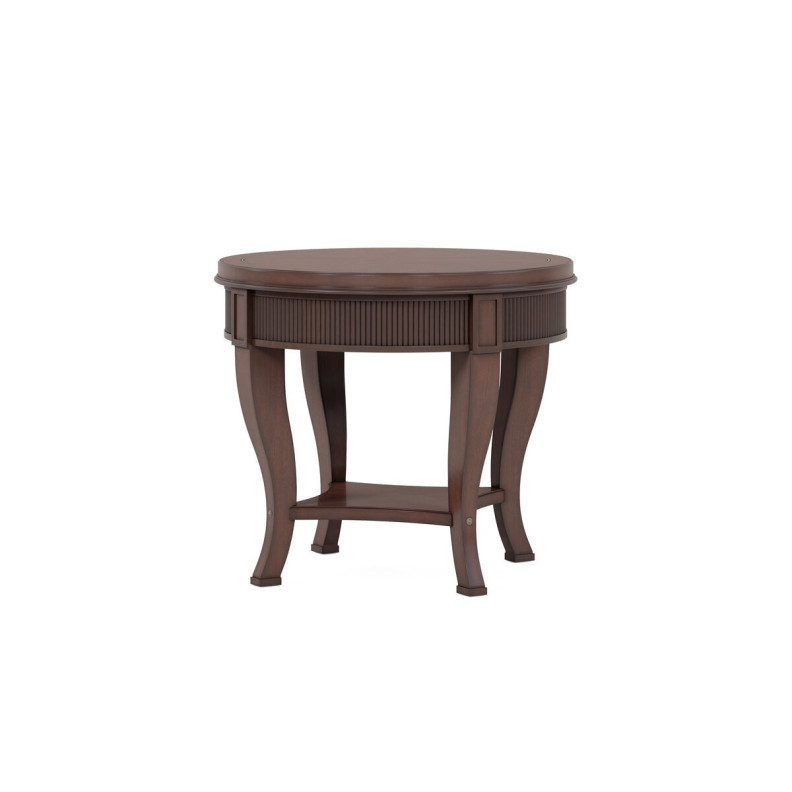 328303-1730 Revival Round End Table Mahogany Finish by A.R.T. Furniture Collections
