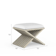 299174-2349 Cotiere Single Bench  by A.R.T. Furniture Collections