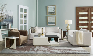 764503-5303 Sagrada Lounge Chair C-Ivory  by A.R.T. Furniture Collections