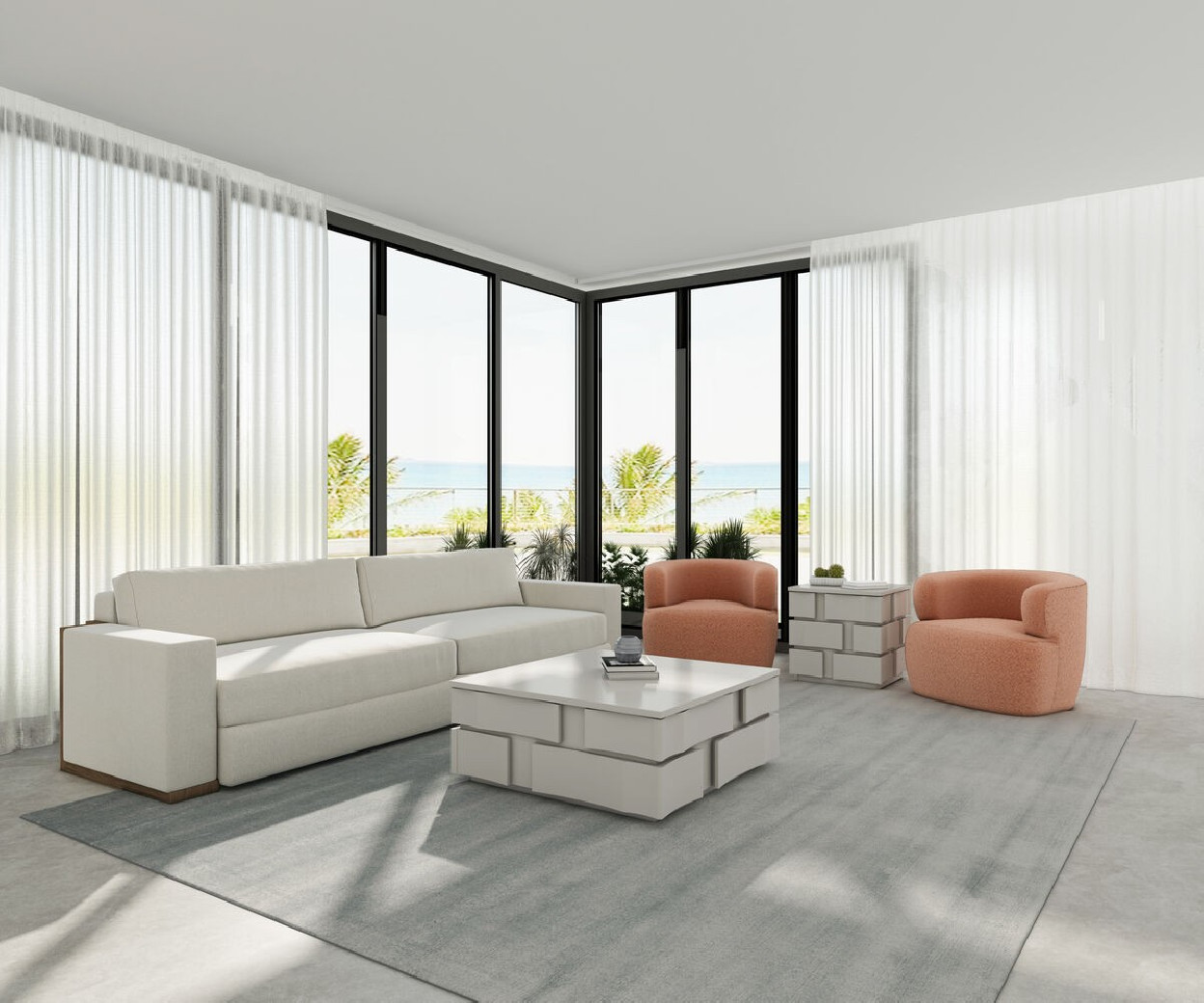 778501-5335 Turner Sofa C-Ivory By A.R.T. Furniture Collection