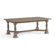 324238-2358 Reforma Trestle 7PC Dining Table Modern Rustic Style By A.R.T. Furniture Collection