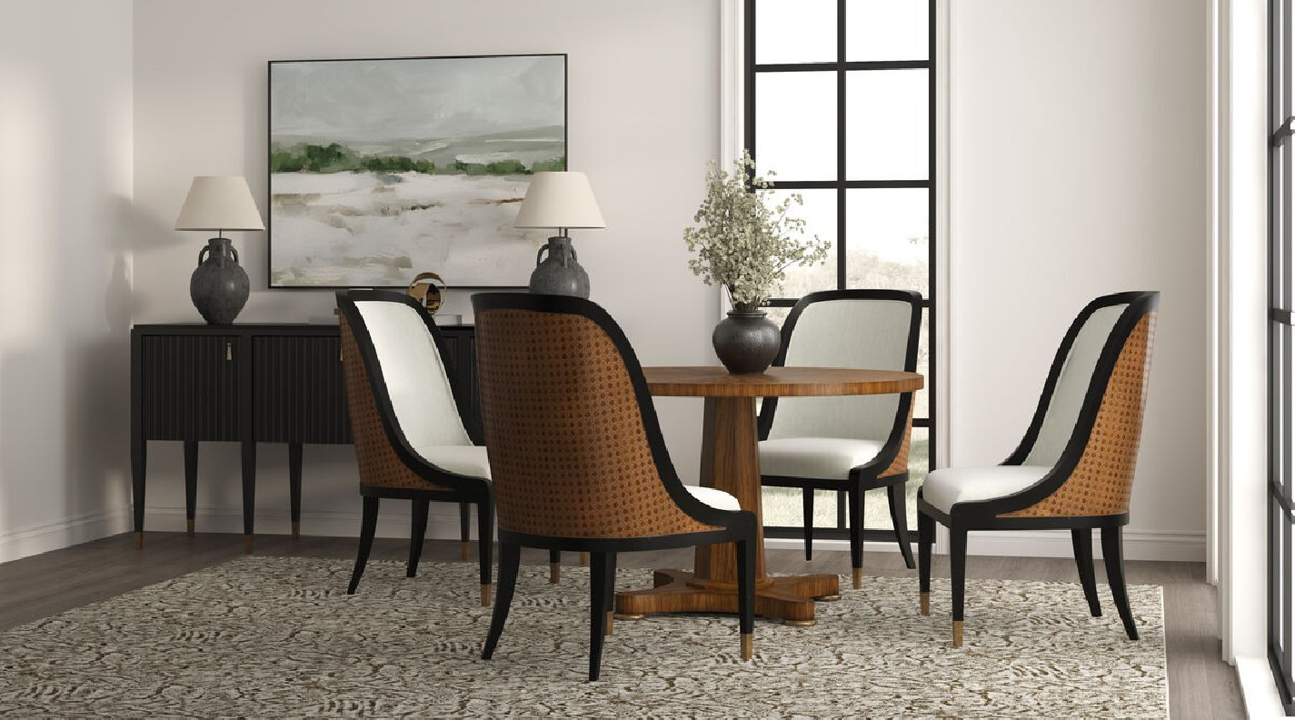 336224-1860 Eave Round 5PC Dining Table By A.R.T Furniture Collections