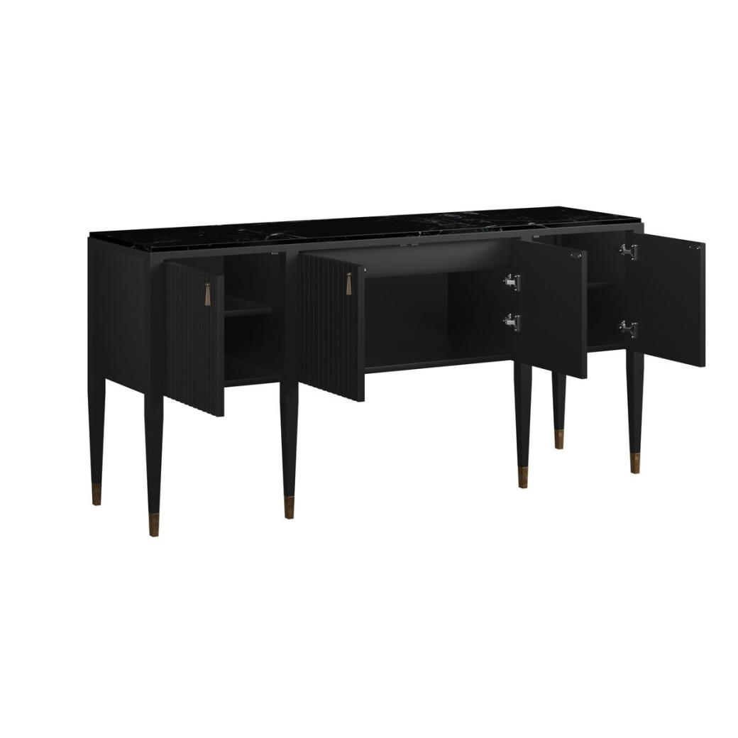 336251-1818 Eave Sideboard Ebony Black Finish By A.R.T Furniture Collections