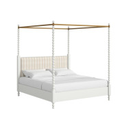 339135-2367CP Haven QN UPH Canopy Poster Bed by A.R.T. Furniture Collections