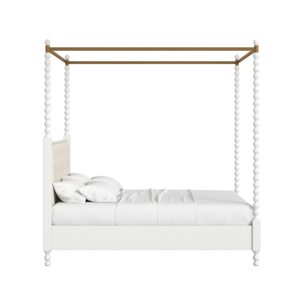 339135-2367CP Haven QN UPH Canopy Poster Bed by A.R.T. Furniture Collections