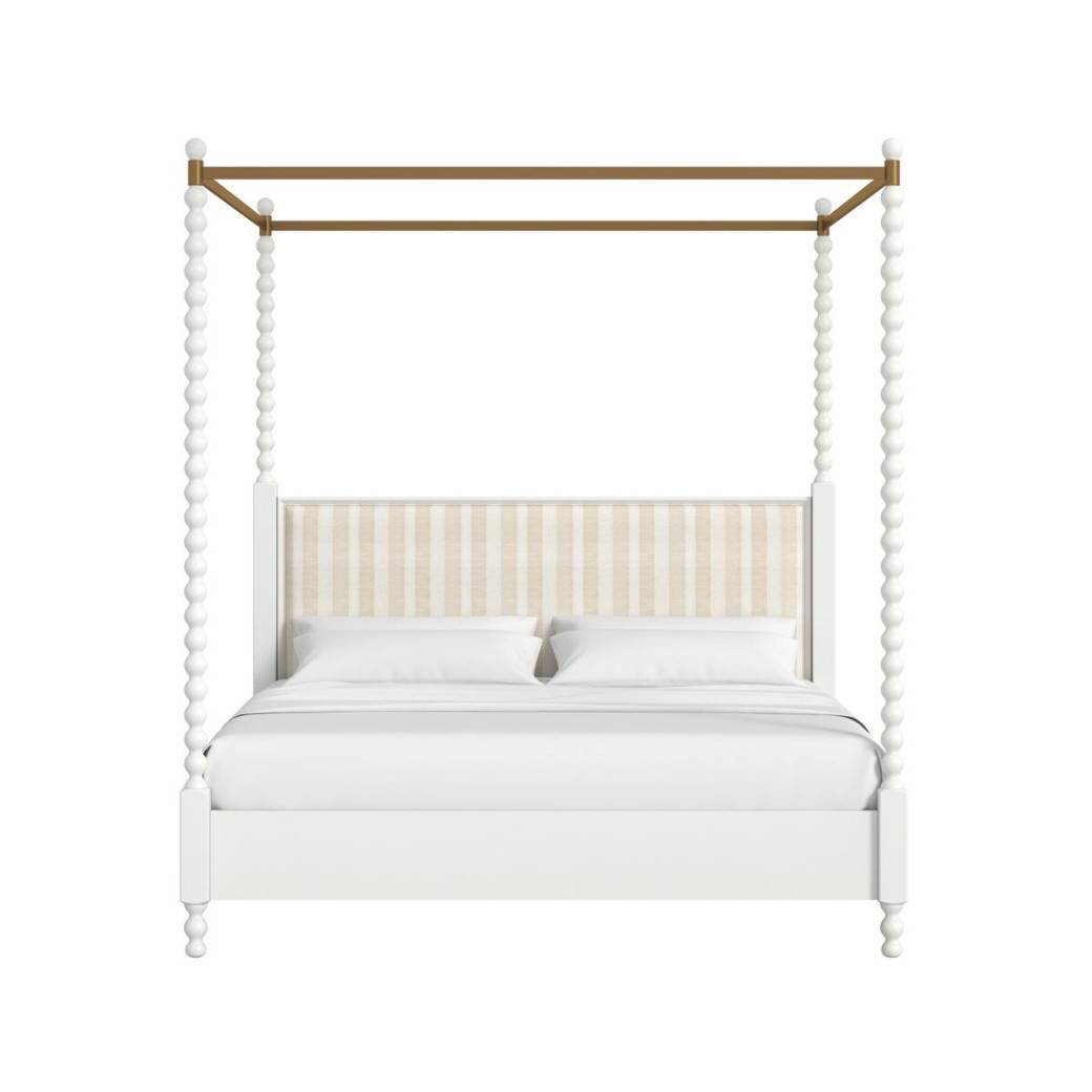 339135-2367CP Haven QN UPH Canopy Poster Bed by A.R.T. Furniture Collections