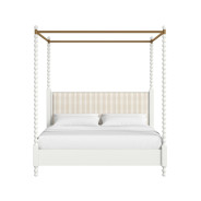 339135-2367CP Haven QN UPH Canopy Poster Bed by A.R.T. Furniture Collections