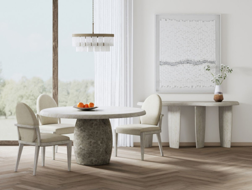 333225-2250 Ashlar 5PC Round Dining Table Set By A.R.T. Furniture Collection