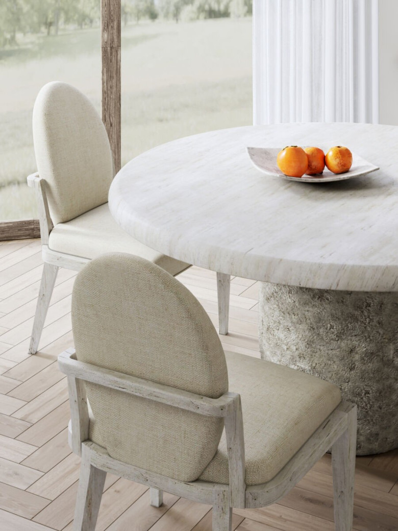 333225-2250 Ashlar 5PC Round Dining Table Set By A.R.T. Furniture Collection