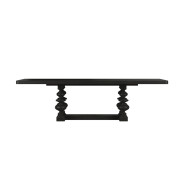 334238-2659 Atrium 7PC Rectangular Dining Table  black with undertones of brown Finish by A.R.T. Furniture Collections