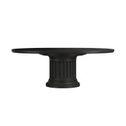 334225-2659 Atrium 7PC Round Dining Table  black with undertones of brown Finish by A.R.T. Furniture Collections