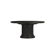 334225-2659 Atrium 7PC Round Dining Table  black with undertones of brown Finish by A.R.T. Furniture Collections