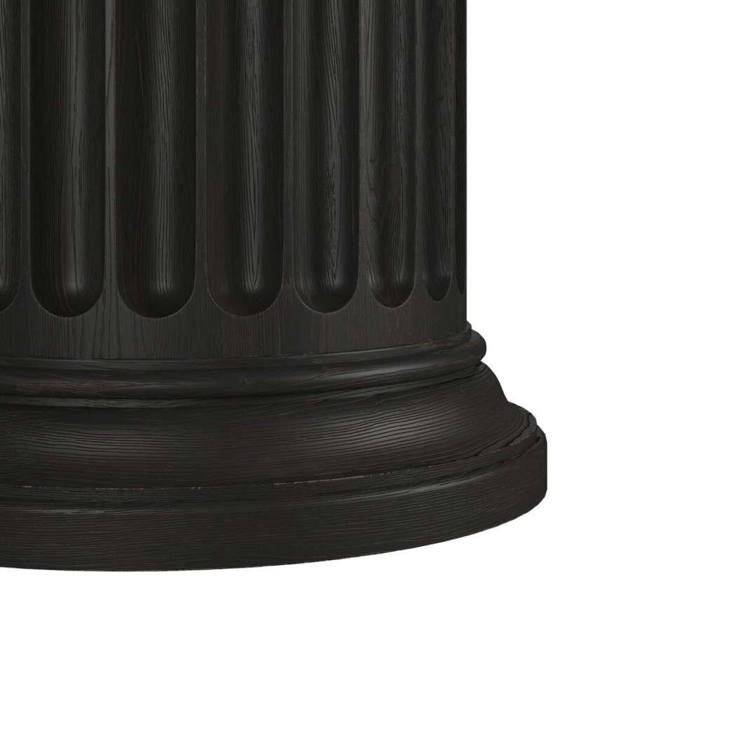 334225-2659 Atrium 7PC Round Dining Table  black with undertones of brown Finish by A.R.T. Furniture Collections