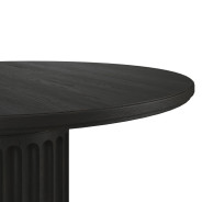334225-2659 Atrium 7PC Round Dining Table  black with undertones of brown Finish by A.R.T. Furniture Collections