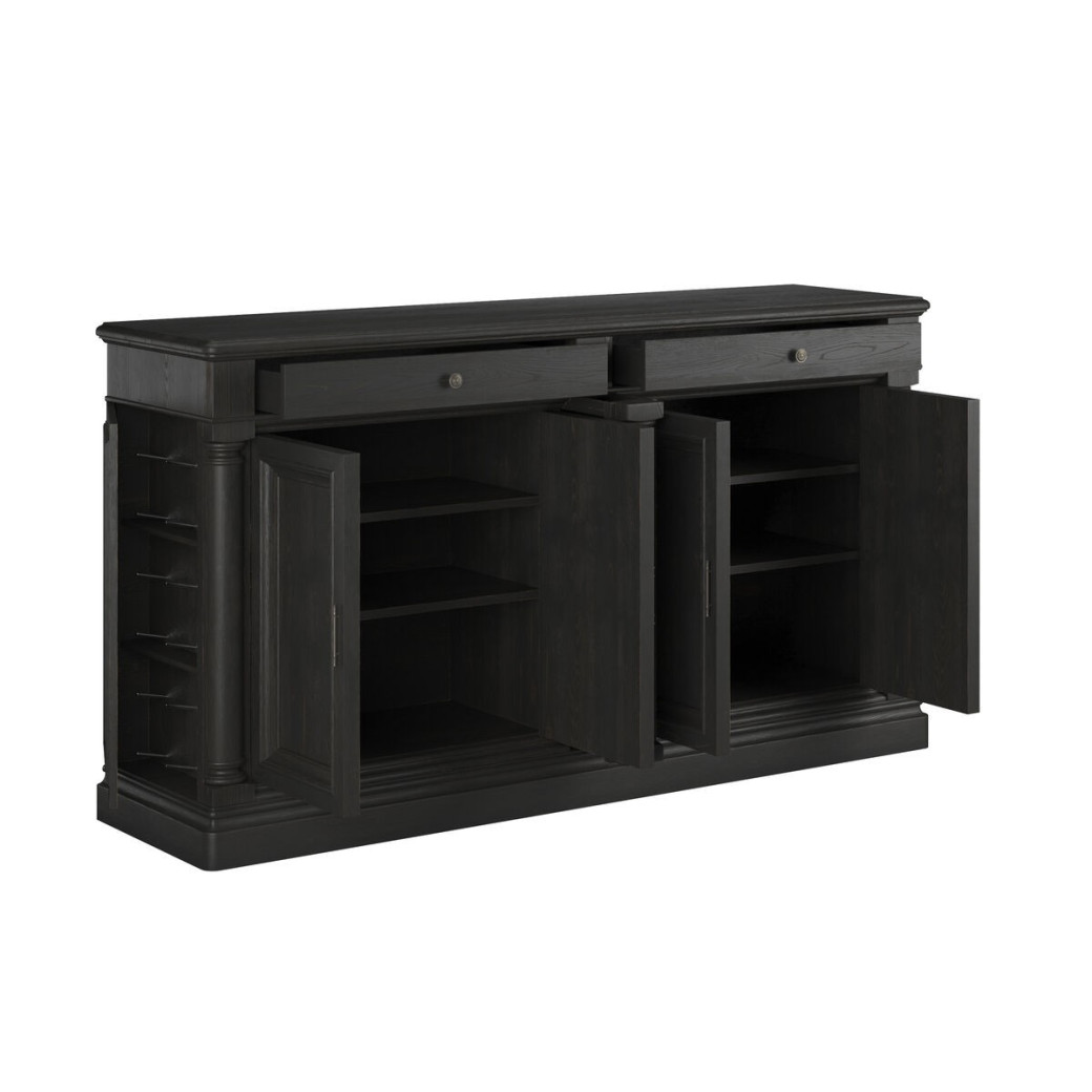 334252-2659 Atrium Buffet black with undertones of brown Finish by A.R.T. Furniture Collections
