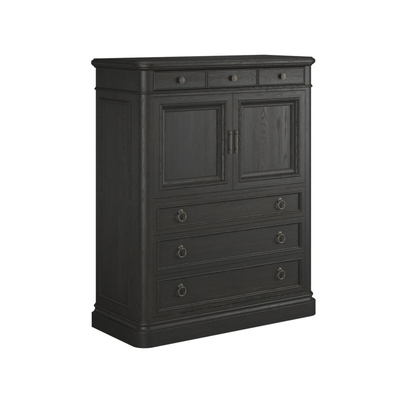 334152-2659 Atrium 2 Door Chest black with undertones of brown Finish by A.R.T. Furniture Collections