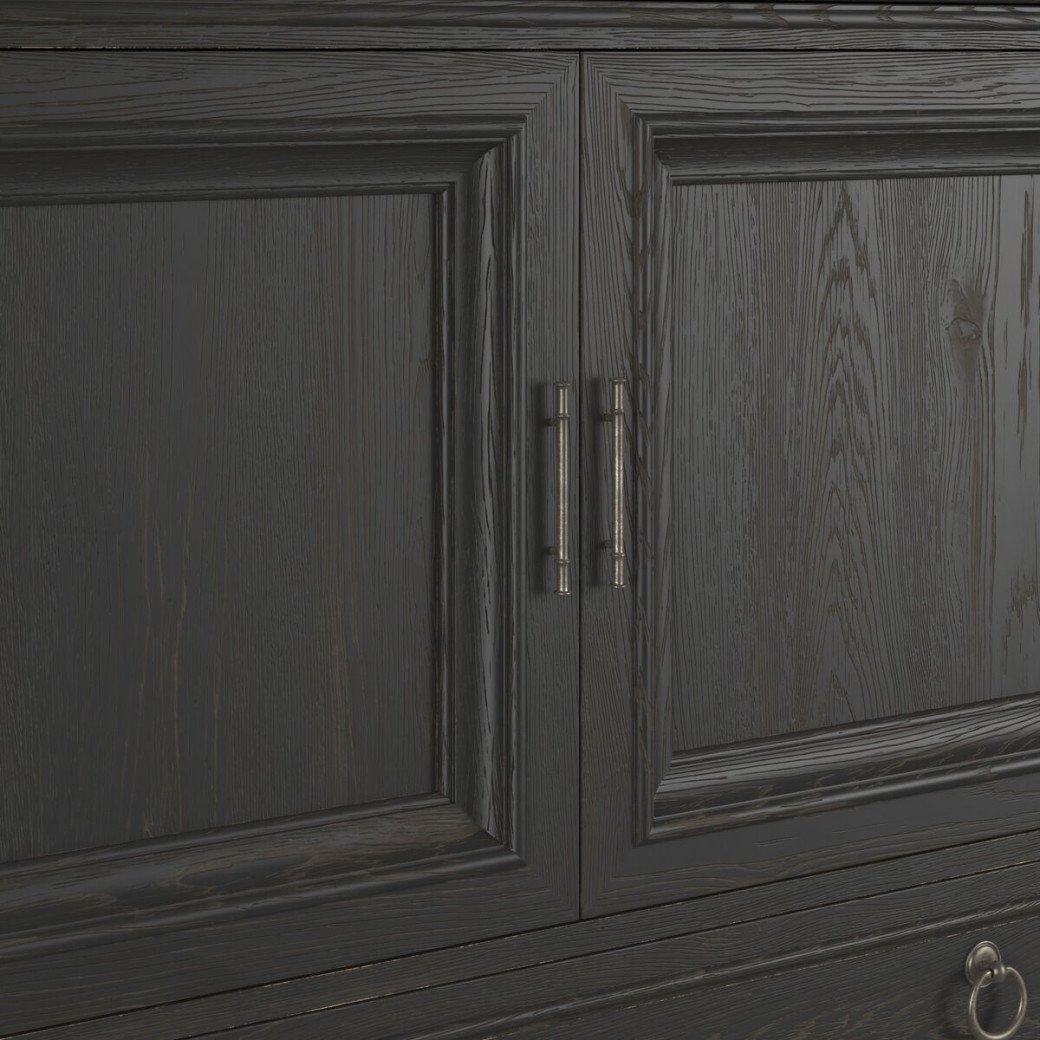 334152-2659 Atrium 2 Door Chest black with undertones of brown Finish by A.R.T. Furniture Collections