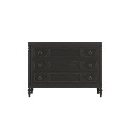 334158-2659 Atrium 3 Drawer Chest black with undertones of brown Finish by A.R.T. Furniture Collections