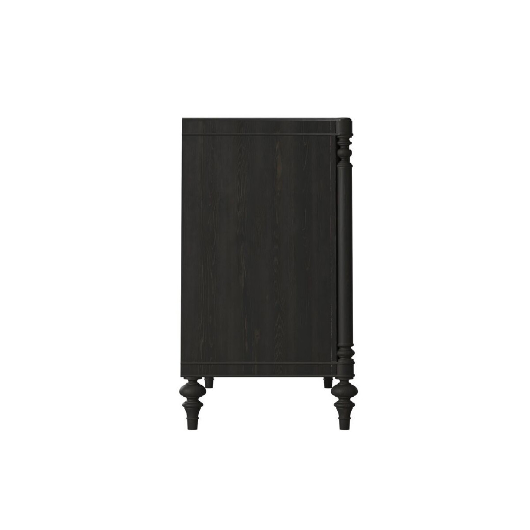 334158-2659 Atrium 3 Drawer Chest black with undertones of brown Finish by A.R.T. Furniture Collections