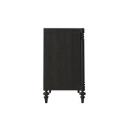 334158-2659 Atrium 3 Drawer Chest black with undertones of brown Finish by A.R.T. Furniture Collections