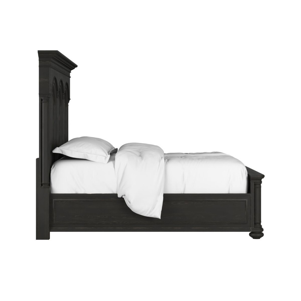 334135-2659 Atrium PNL Queen Bed  black with undertones of brown Finish by A.R.T. Furniture Collections