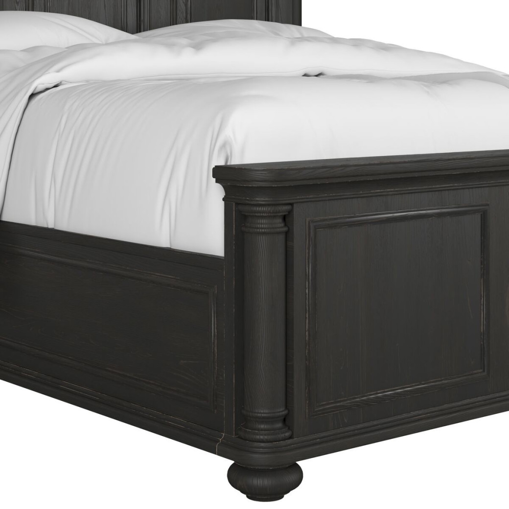 334135-2659 Atrium PNL Queen Bed  black with undertones of brown Finish by A.R.T. Furniture Collections