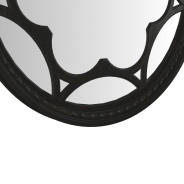 334123-2659 Atrium Round Mirror black with undertones of brown Finish by A.R.T. Furniture Collections