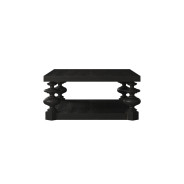 334300-2659 Atrium Rectangular Coffee Table black with undertones of brown Finish by A.R.T. Furniture Collections