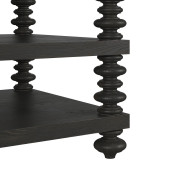 334303-2659 Atrium End Table black with undertones of brown Finish by A.R.T. Furniture Collections