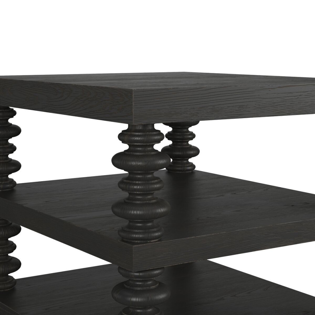 334303-2659 Atrium End Table black with undertones of brown Finish by A.R.T. Furniture Collections