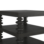 334303-2659 Atrium End Table black with undertones of brown Finish by A.R.T. Furniture Collections