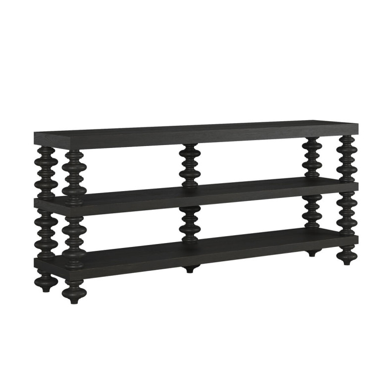 334307-2659 Atrium Console Table black with undertones of brown Finish by A.R.T. Furniture Collections