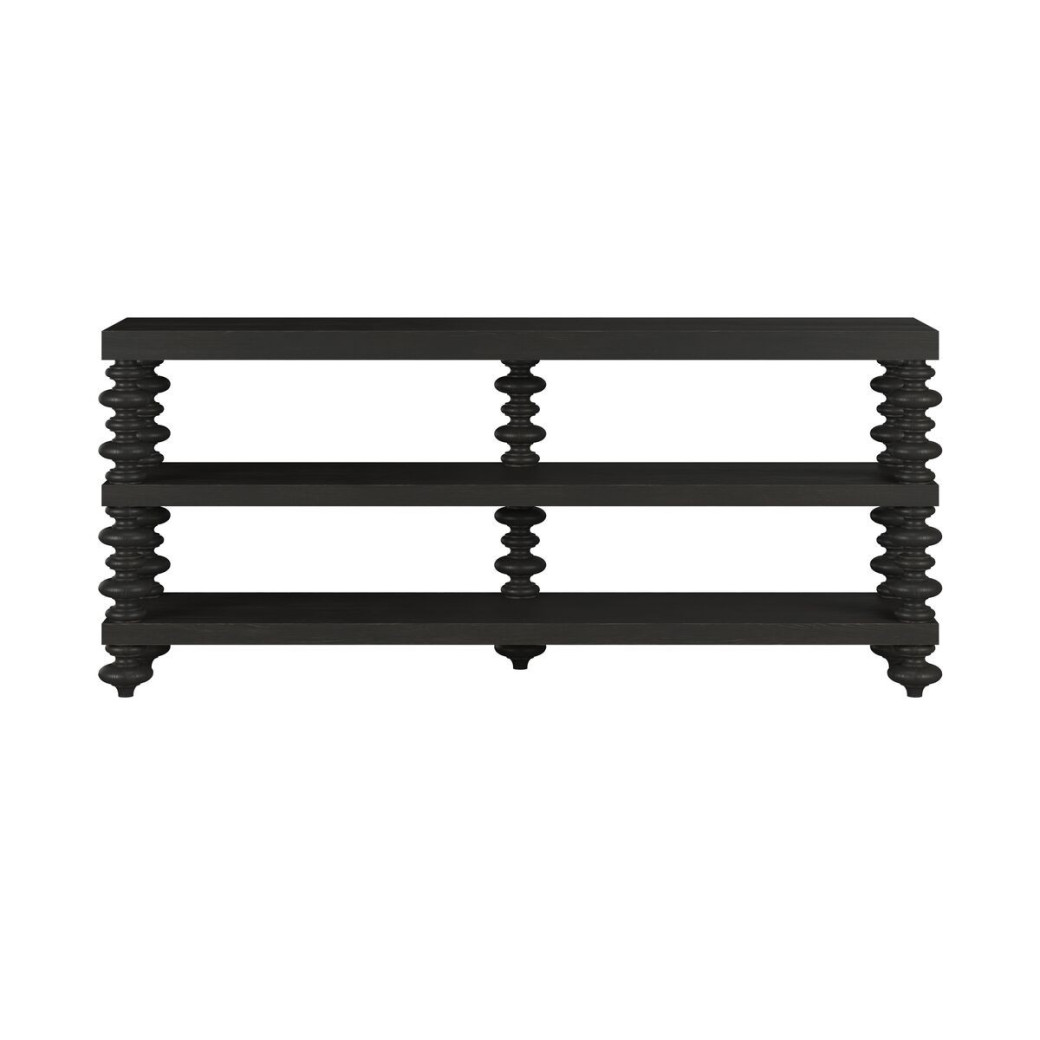 334307-2659 Atrium Console Table black with undertones of brown Finish by A.R.T. Furniture Collections