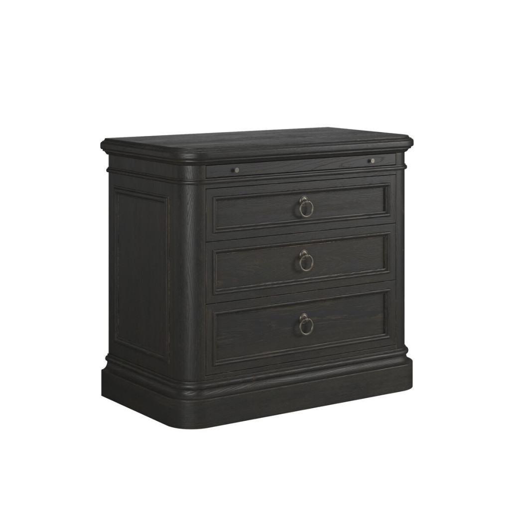 334135-2659 Atrium PNL Queen Bed  black with undertones of brown Finish by A.R.T. Furniture Collections