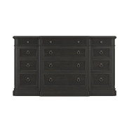 334135-2659 Atrium PNL Queen Bed  black with undertones of brown Finish by A.R.T. Furniture Collections
