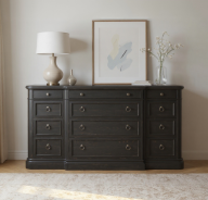 334135-2659 Atrium PNL Queen Bed  black with undertones of brown Finish by A.R.T. Furniture Collections