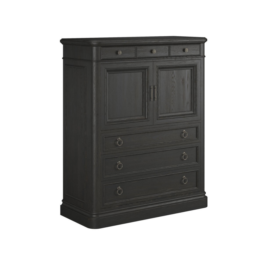 334135-2659 Atrium PNL Queen Bed  black with undertones of brown Finish by A.R.T. Furniture Collections