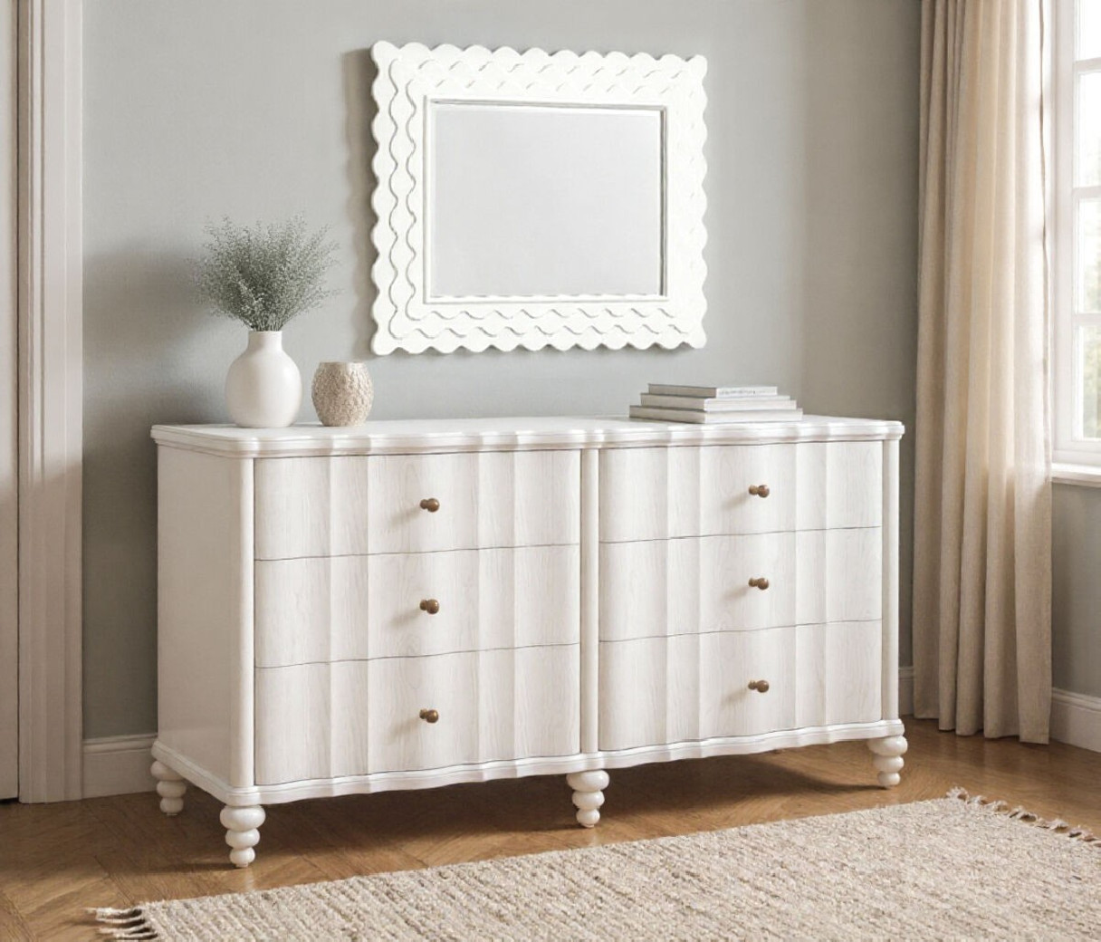 339136-2367 Haven KG Uph Finial Bed  by A.R.T. Furniture Collections
