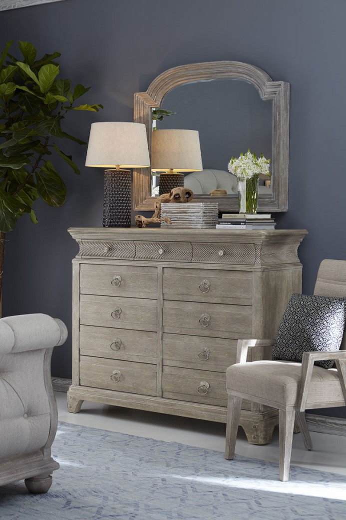 251125-1303 Summer Creek Shoals 5/0 Uph Tufted Sleigh Bed by A.R.T. Furniture Collections