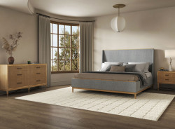 335125-1911 Loft Queen Upholstered Bed Natural Maple Finish by A.R.T. Furniture Collections
