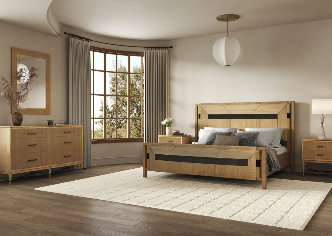 335135-1911 Loft Queen Woven Panel Bed Natural Woven Finish by A.R.T. Furniture Collections