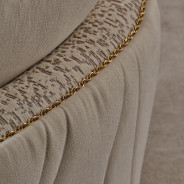 Sofa Biscotti Ivory Gold Finish Gineverra Collection By Michael Amini LFR-GNVA815-BSC-839