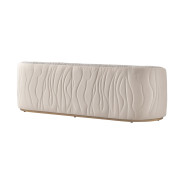 Sofa Biscotti Ivory Gold Finish Gineverra Collection By Michael Amini LFR-GNVA815-BSC-839