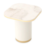 End Table Gineverra Collection Ivory Gold Finish by Michael Amini LFR-GNVA202-839