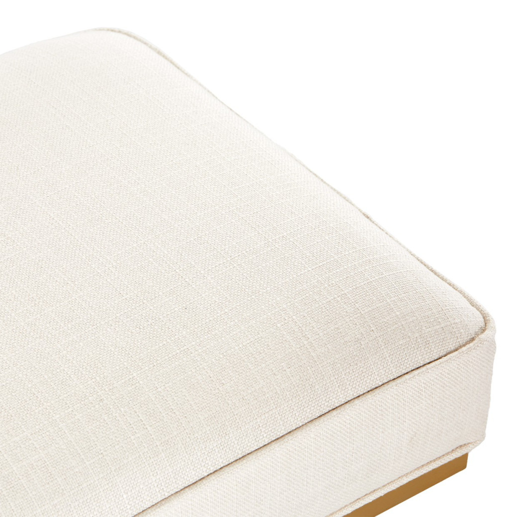 9085904-806 Bed Bench Bright Gold Belmont Place Collection By Michael Amini