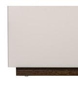 Eastern King Bed with LED Lighting Walnut Finish Pavira Collection By Michael Aminni 9023014EK03-204