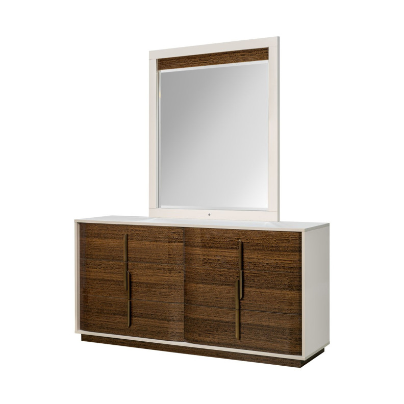 Dresser Walnut Finish Pavira Collection By Michael Amini 9023050SA-060-204