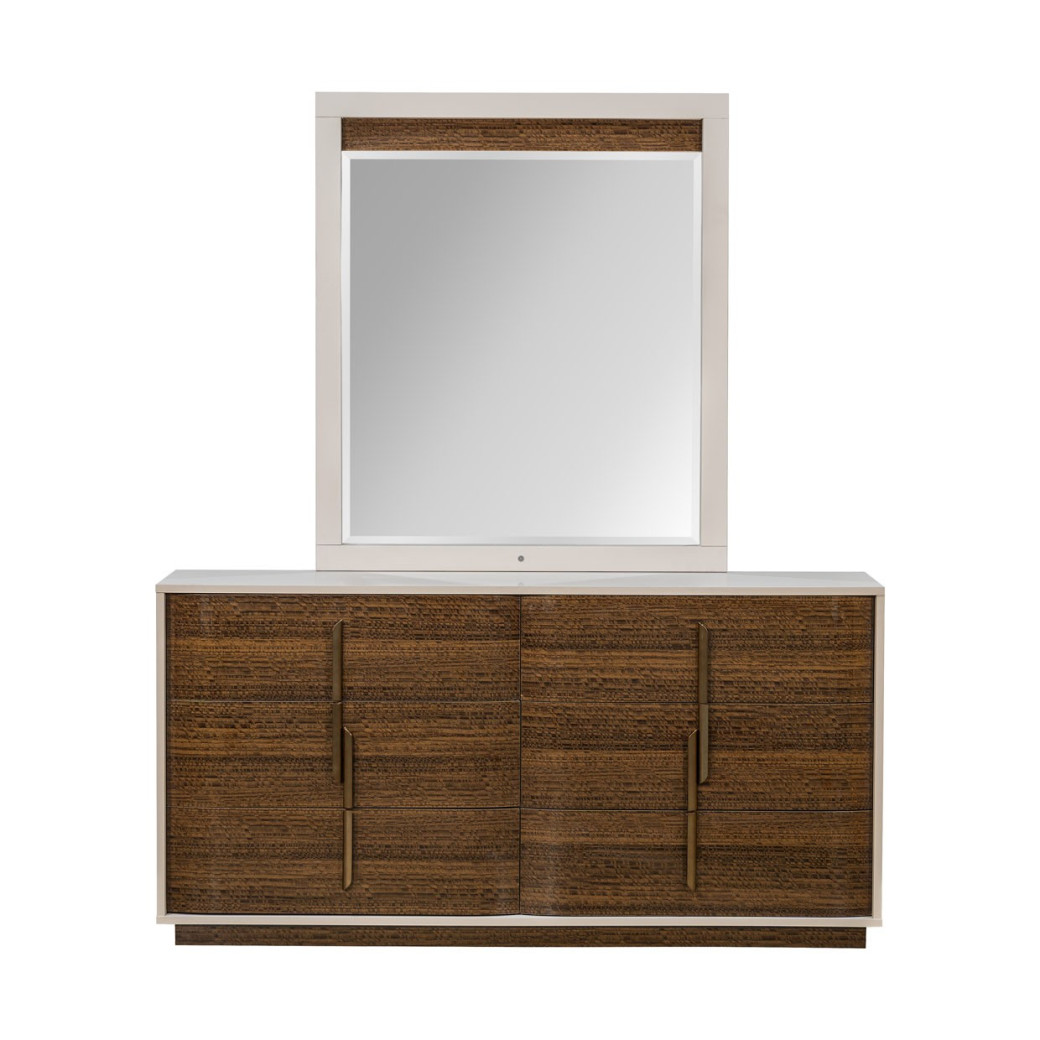 Dresser Walnut Finish Pavira Collection By Michael Amini 9023050SA-060-204