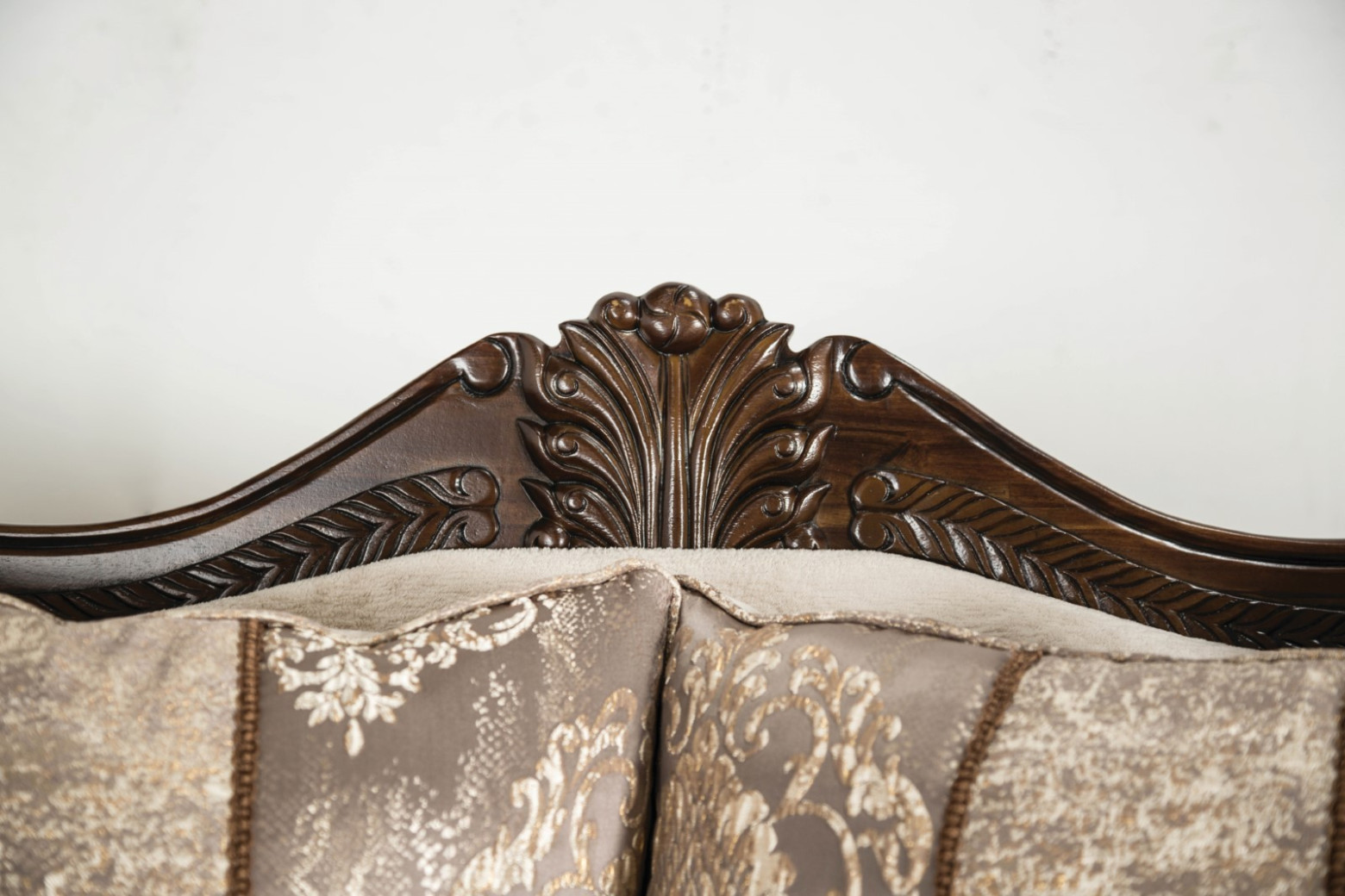 SM6450 2PC Sofa & Loveseat Traditional Style Light Brown/Dark Cherry By Furniture of America