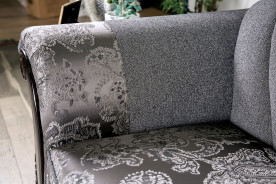 SM6424 2PC Sofa & Loveseat Traditional Style Gray By Furniture Of America